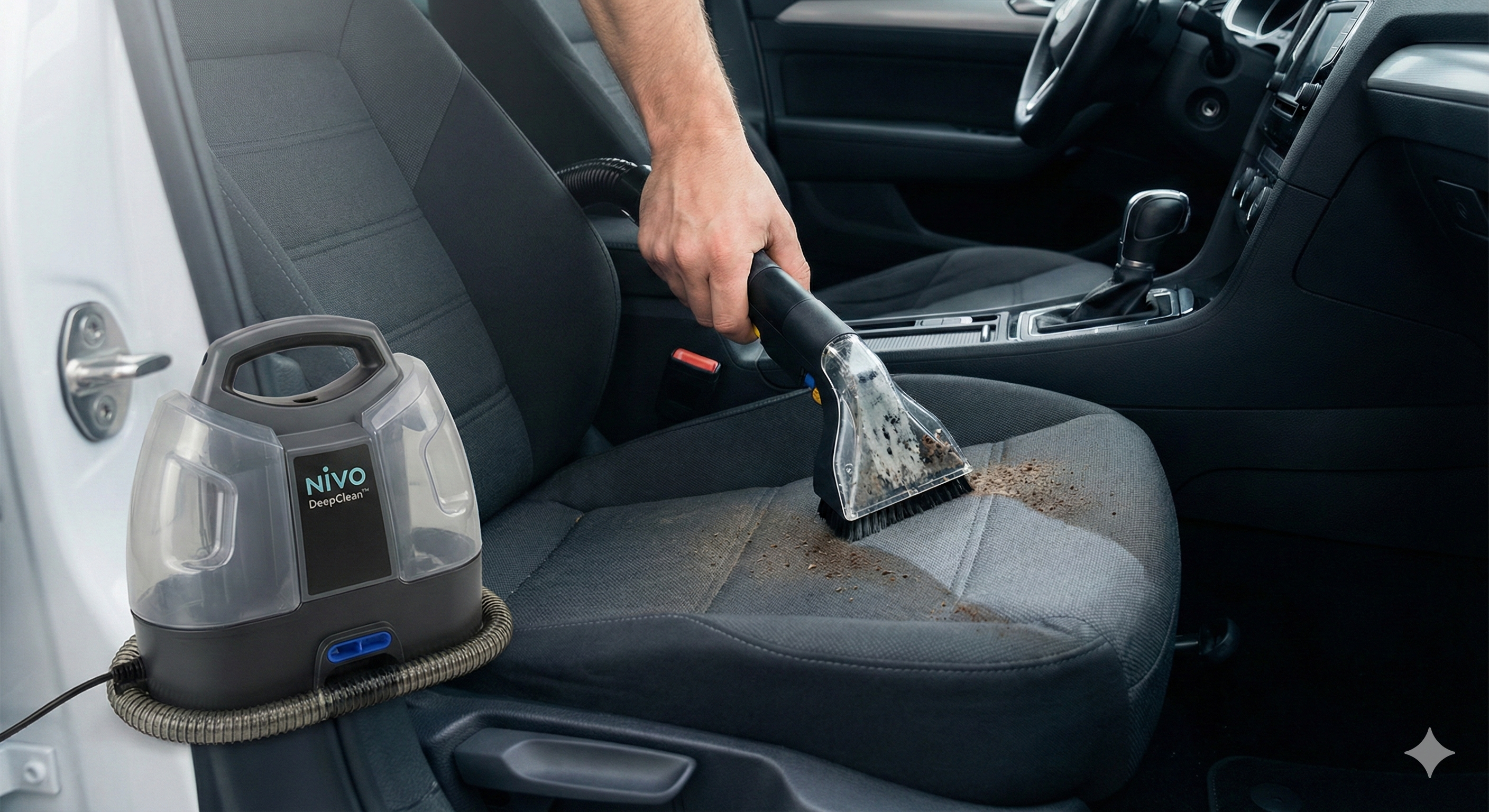 Nivo DeepClean™ – Effektiv Møbel- & Tæpperenser til Hjem og Bil